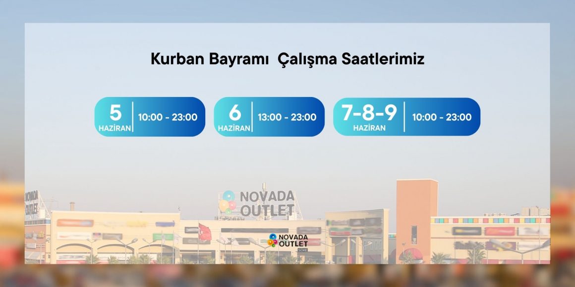 KURBAN BAYRAMI ÇALIŞMA SAATLERİ
