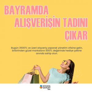 🎉 Bayramda Alışverişin Tadını Novada Outlet Söke’de Çıkar!