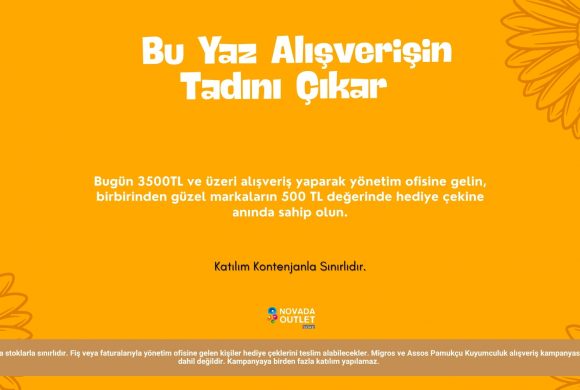 Bu Yaz Alışverişin Tadını Çıkar!🌞