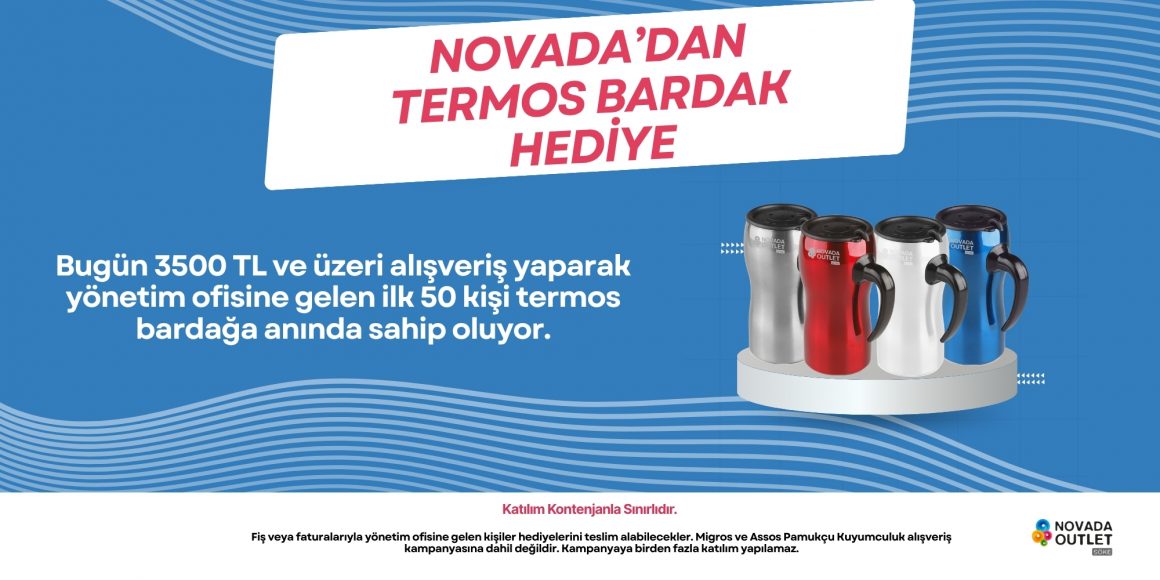 Novada’dan Termos Bardak Hediye!