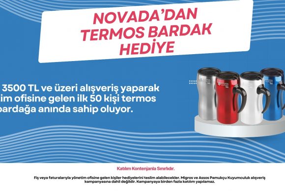 Novada’dan Termos Bardak Hediye!
