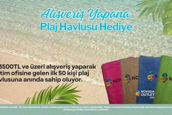 Alışveriş Yapana Plaj Havlusu Hediye!