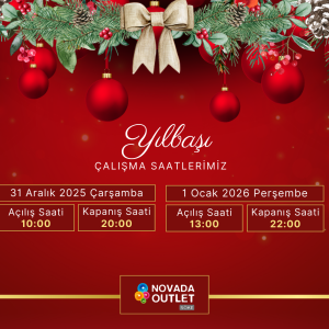 YILBAŞI ÇALIŞMA SAATLERİMİZ