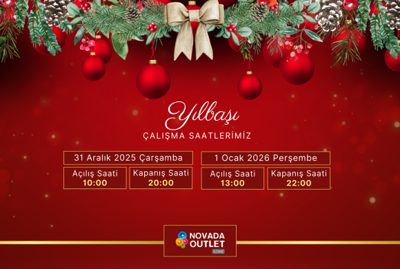 YILBAŞI ÇALIŞMA SAATLERİMİZ