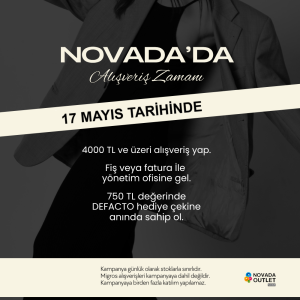 NOVADA’DA ALIŞVERİŞ ZAMANI
