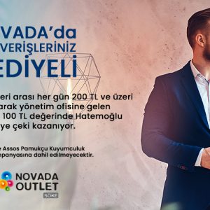 NOVADA’ DA ALIŞVERİŞLERİNİZ HEDİYELİ