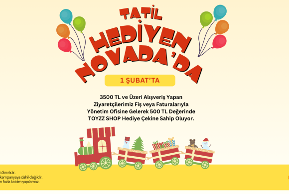 TATİL HEDİYEN NOVADA’DA