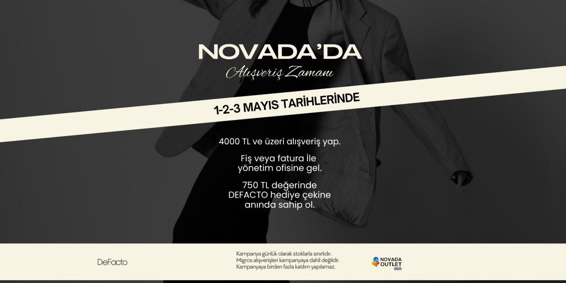 1-2-3 Mayıs Defacto Hediye Çeki Kampanyası