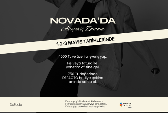 1-2-3 Mayıs Defacto Hediye Çeki Kampanyası