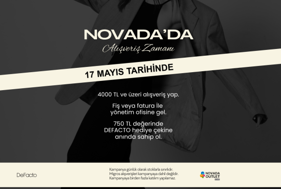 NOVADA’DA ALIŞVERİŞ ZAMANI
