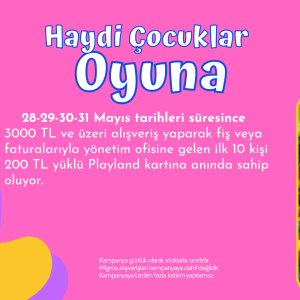 HAYDİ ÇOCUKLAR OYUNA 🎈
