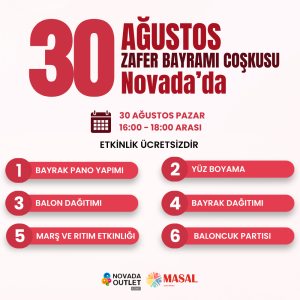 Haydi Çocuklar, 30 Ağustos Zafer Bayramı Coşkusu Novada’da! ❤️✨ Haydi Çocuklar, 30 Ağustos Zafer Bayramı Coşkusu Novada’da! ❤️✨