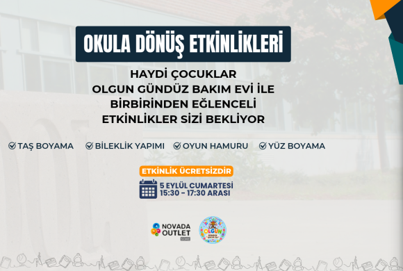 ✨ Haydi Çocuklar, Okula Dönüş Eğlencesi Novada’da! ❤️